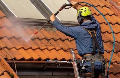 Démoussage et hydrofuge de toiture à Vinantes